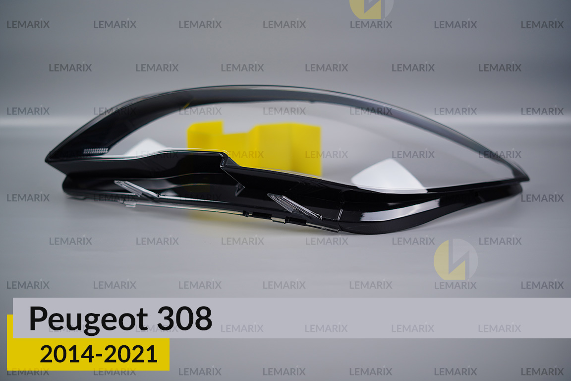 Стекло фары Peugeot 308 (2014-2021) левое