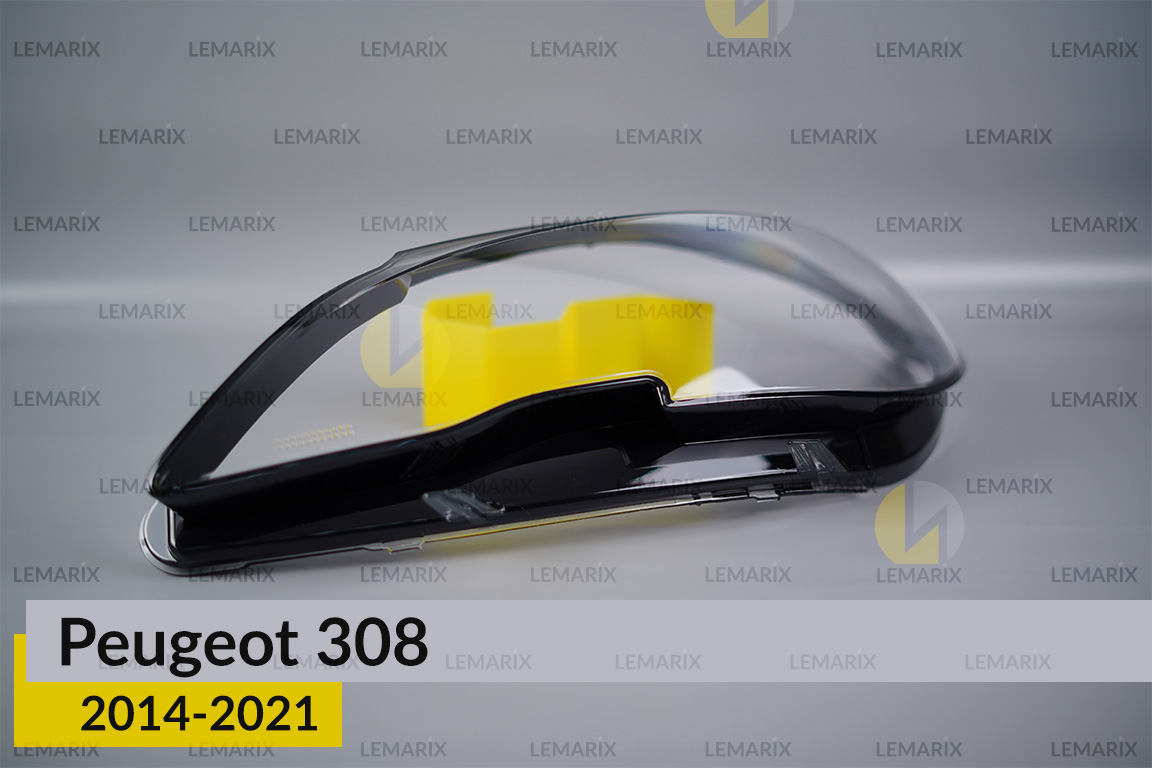 Стекло фары Peugeot 308 (2014-2021) левое