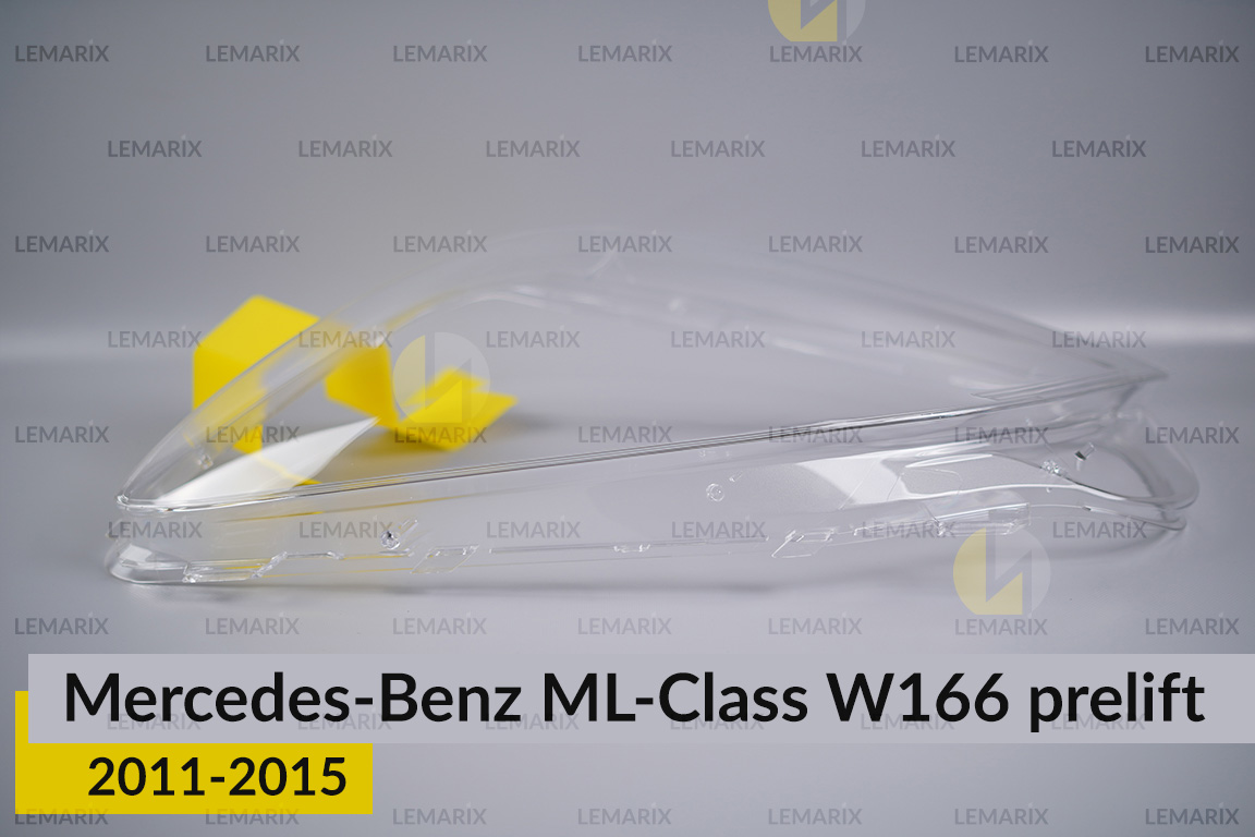 Скло фари Mercedes-Benz ML-Class W166 (2011-2015) дорест ліве