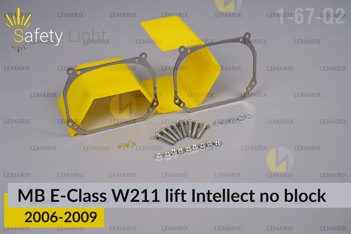 Перехідна рамка для Mercedes-Benz E-Class W211 Intellect no block (2006-2009) рест