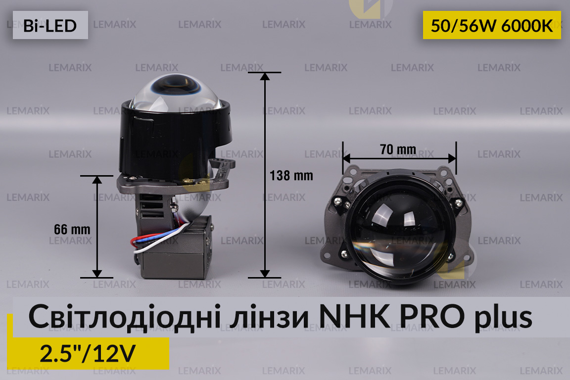Світлодіодні лінзи NHK PRO PLUS 2.5