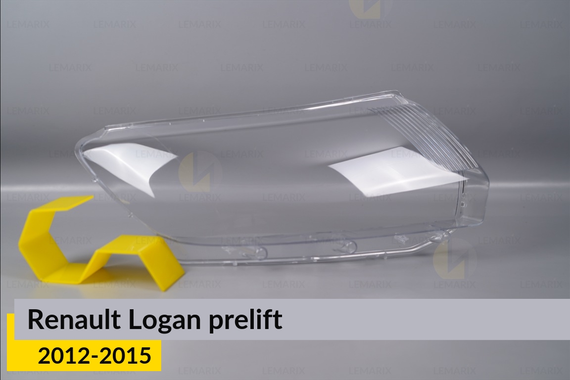 Стекло фары Renault Logan (2012-2015) дорест правое