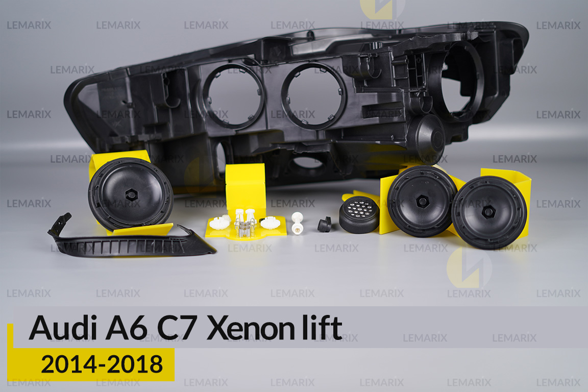 Сервісний комплект корпуса фар Audi A6 C7 Xenon (2014-2018) рест правий