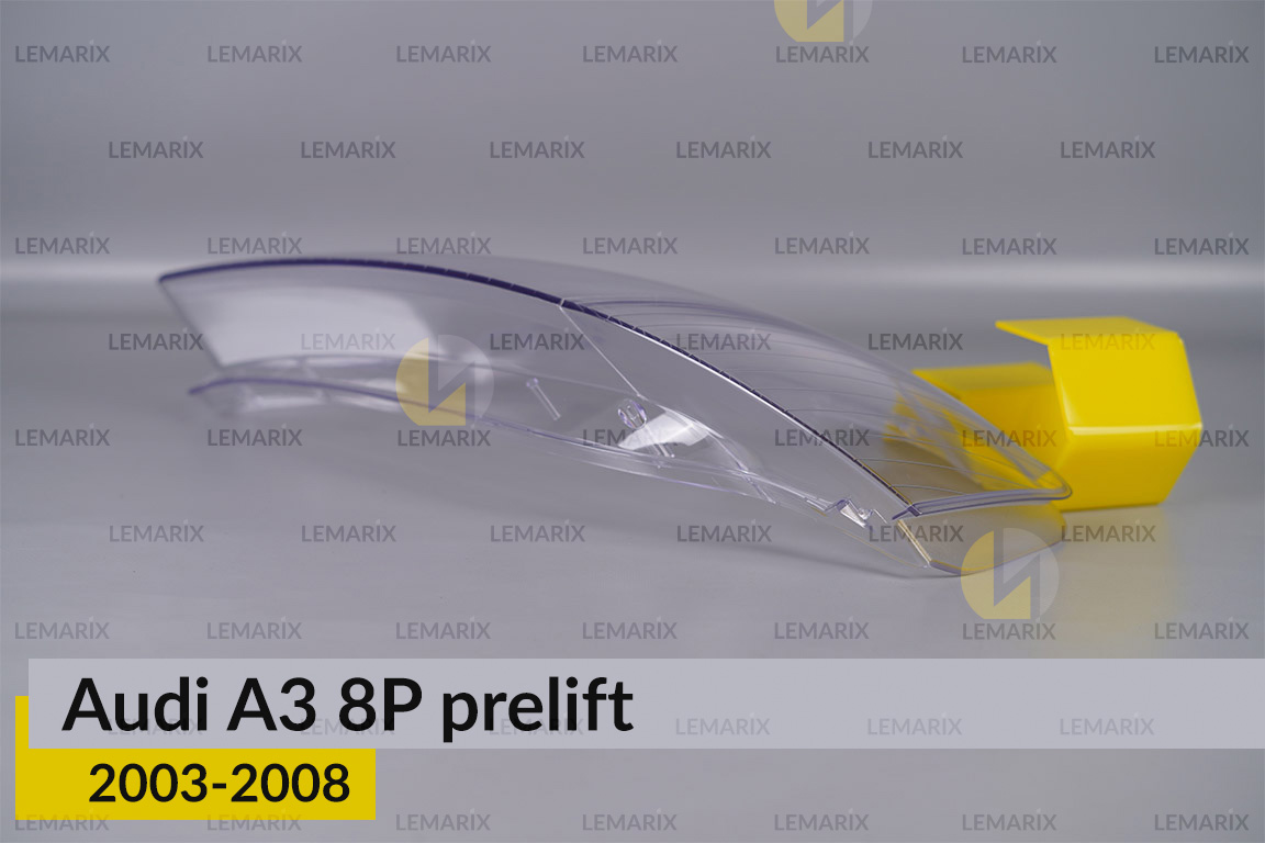 Скло фари Audi A3 8P (2003-2008) дорест ліве