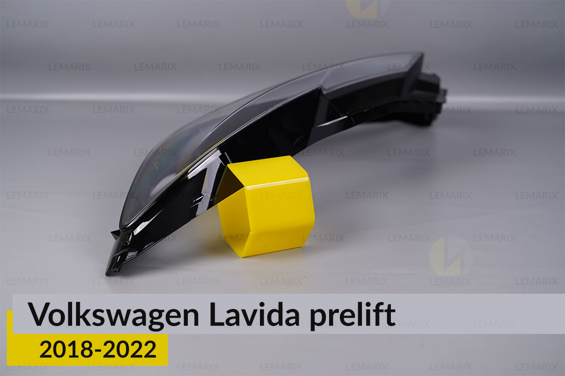 Скло фари VW Volkswagen Lavida (2018-2022) дорест ліве