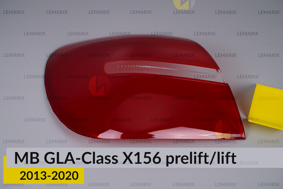 Стекло заднего фонаря внешнее в крыле Mercedes-Benz GLA-Class X156 LED (2013-2017) дорест левое