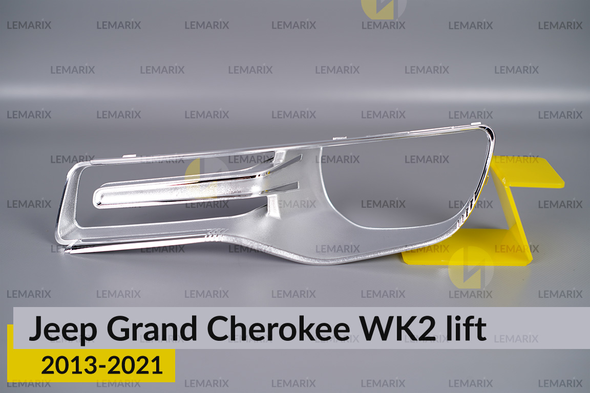 Хромированная маска Jeep Grand Cherokee WK2 (2013-2021) рест левая