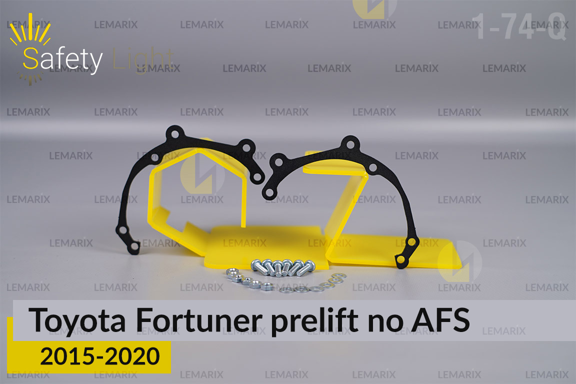 Переходная рамка для Toyota Fortuner no AFS (2015-2020) дорест