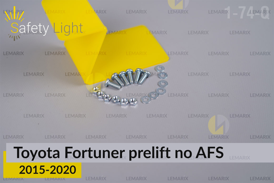 Перехідна рамка для Toyota Fortuner no AFS (2015-2020) дорест