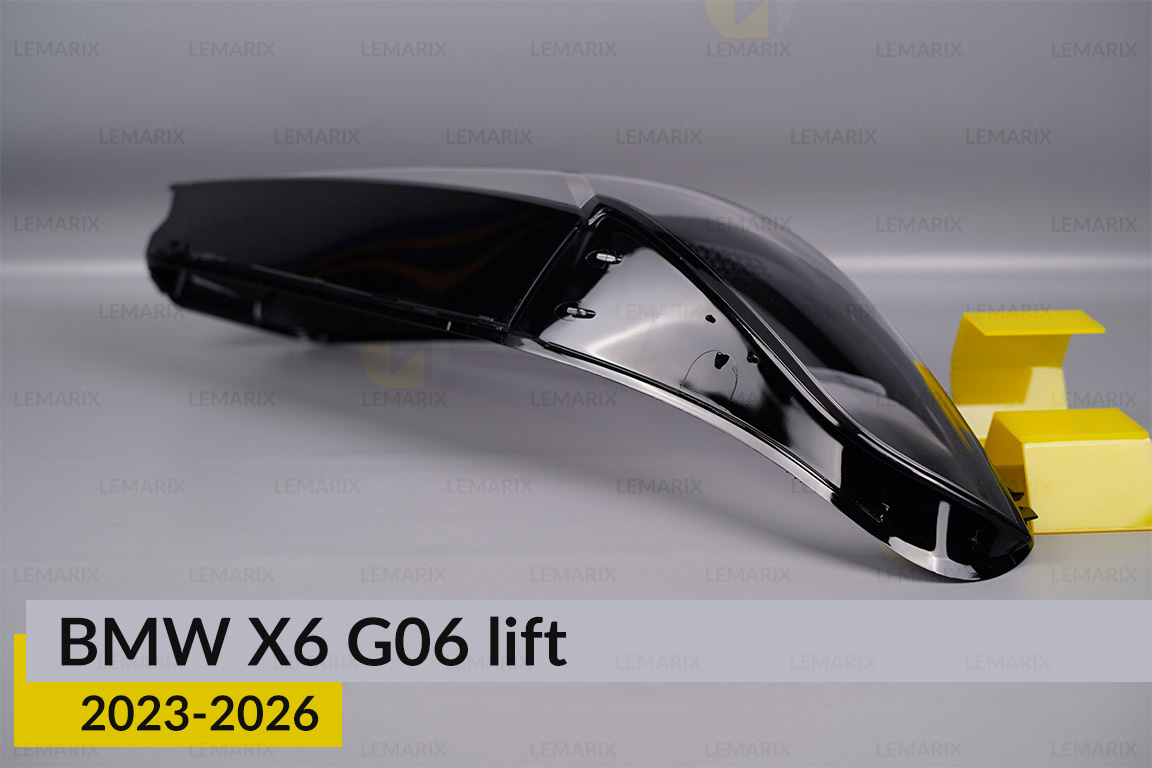 Скло фари BMW X6 G06 (2023-2026) рест праве