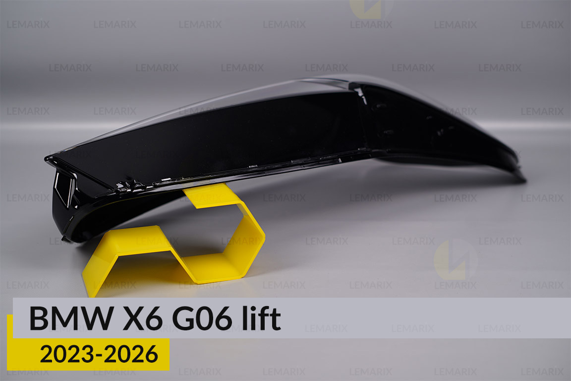 Скло фари BMW X6 G06 (2023-2026) рест праве