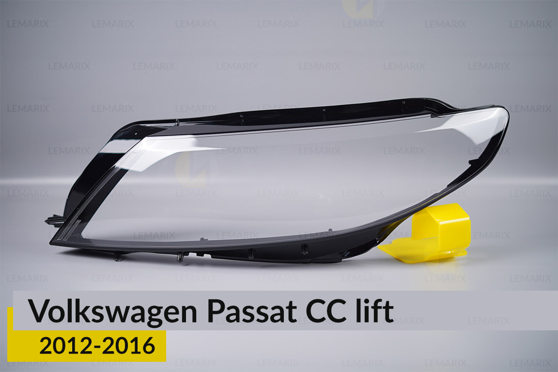 Стекло фары VW Volkswagen Passat CC (2012-2016) рест левое