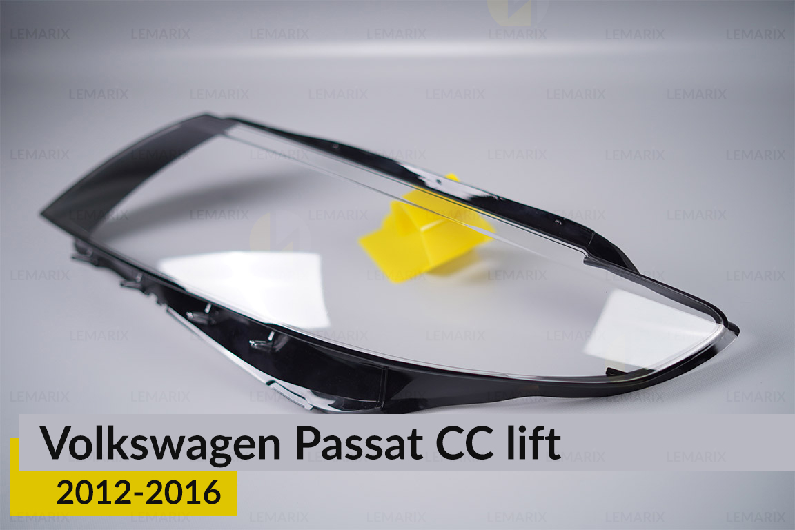 Стекло фары VW Volkswagen Passat CC (2012-2016) рест левое