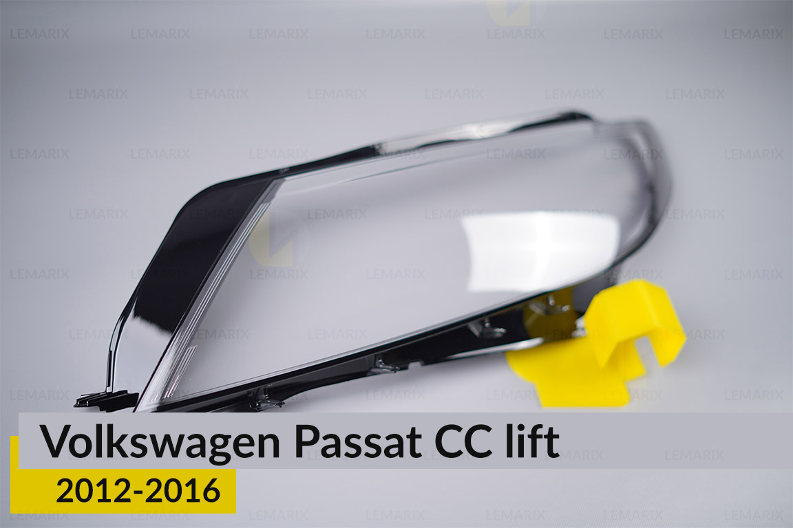 Стекло фары VW Volkswagen Passat CC (2012-2016) рест левое