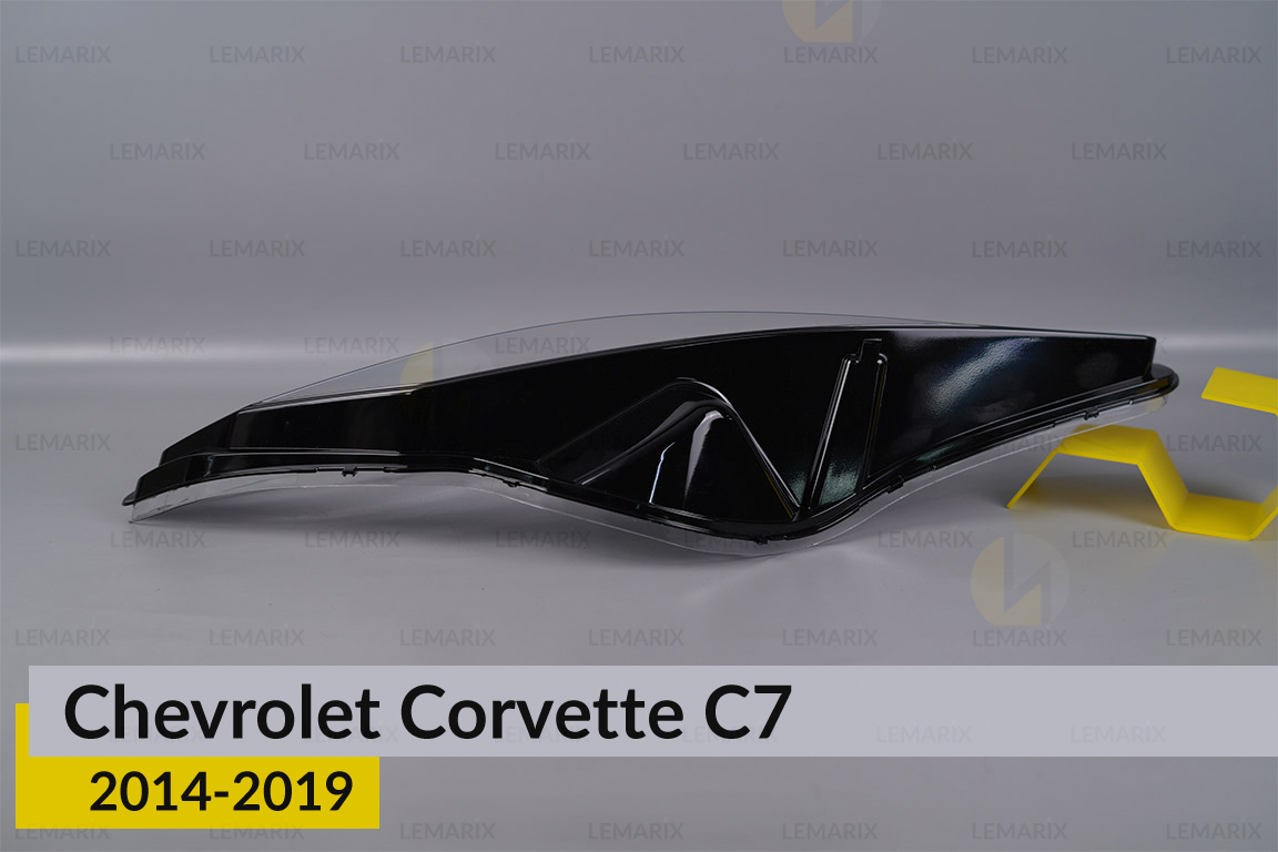 Скло фари Chevrolet Corvette C7 (2014-2019) ліве