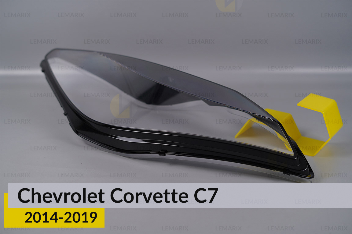 Скло фари Chevrolet Corvette C7 (2014-2019) ліве
