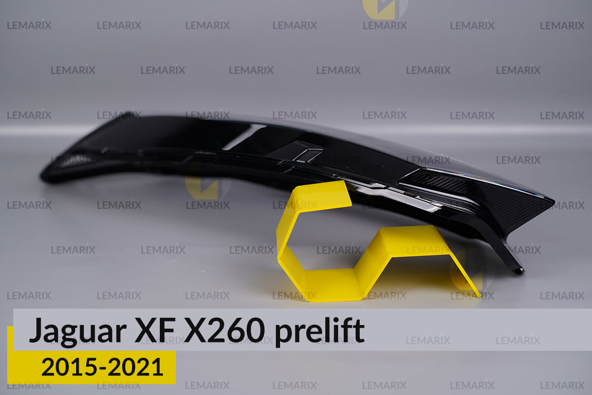 Скло фари Jaguar XF X260 (2015-2021) дорест ліве