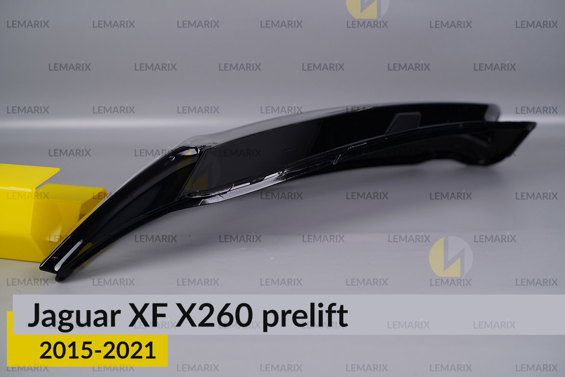 Скло фари Jaguar XF X260 (2015-2021) дорест ліве