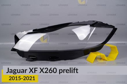 Стекло фары Jaguar XF X260 (2015-2021) дорест левое