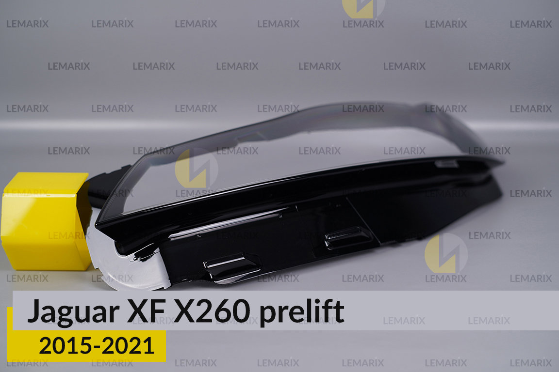 Стекло фары Jaguar XF X260 (2015-2021) дорест левое