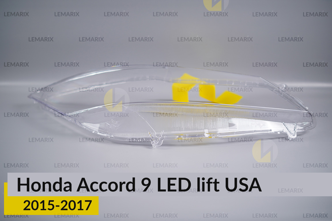 Стекло фары Honda Accord 9 LED USA (2015-2017) рест правое