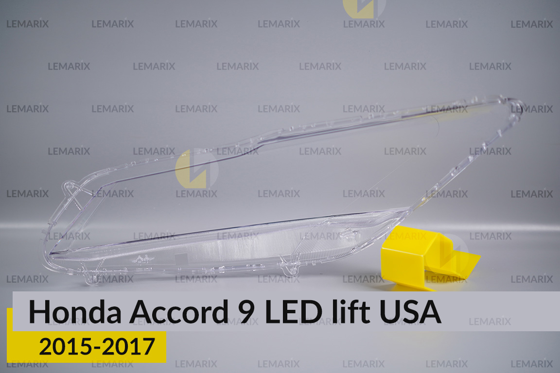 Стекло фары Honda Accord 9 LED USA (2015-2017) рест правое
