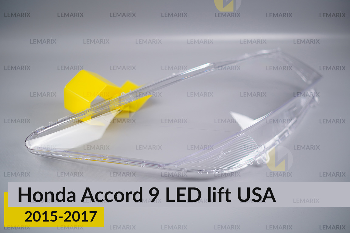 Стекло фары Honda Accord 9 LED USA (2015-2017) рест правое