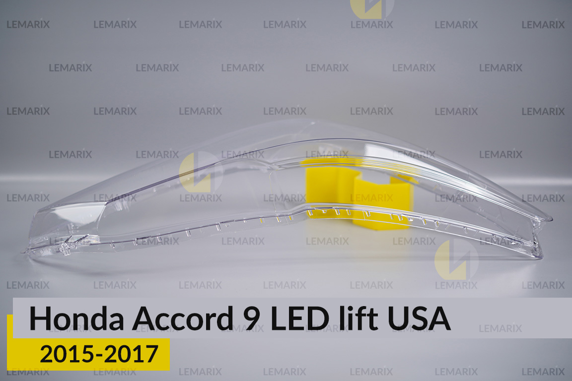 Стекло фары Honda Accord 9 LED USA (2015-2017) рест правое