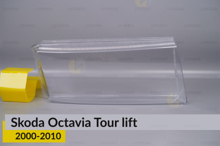 Скло фари Skoda Octavia Tour (2000-2010) рест праве