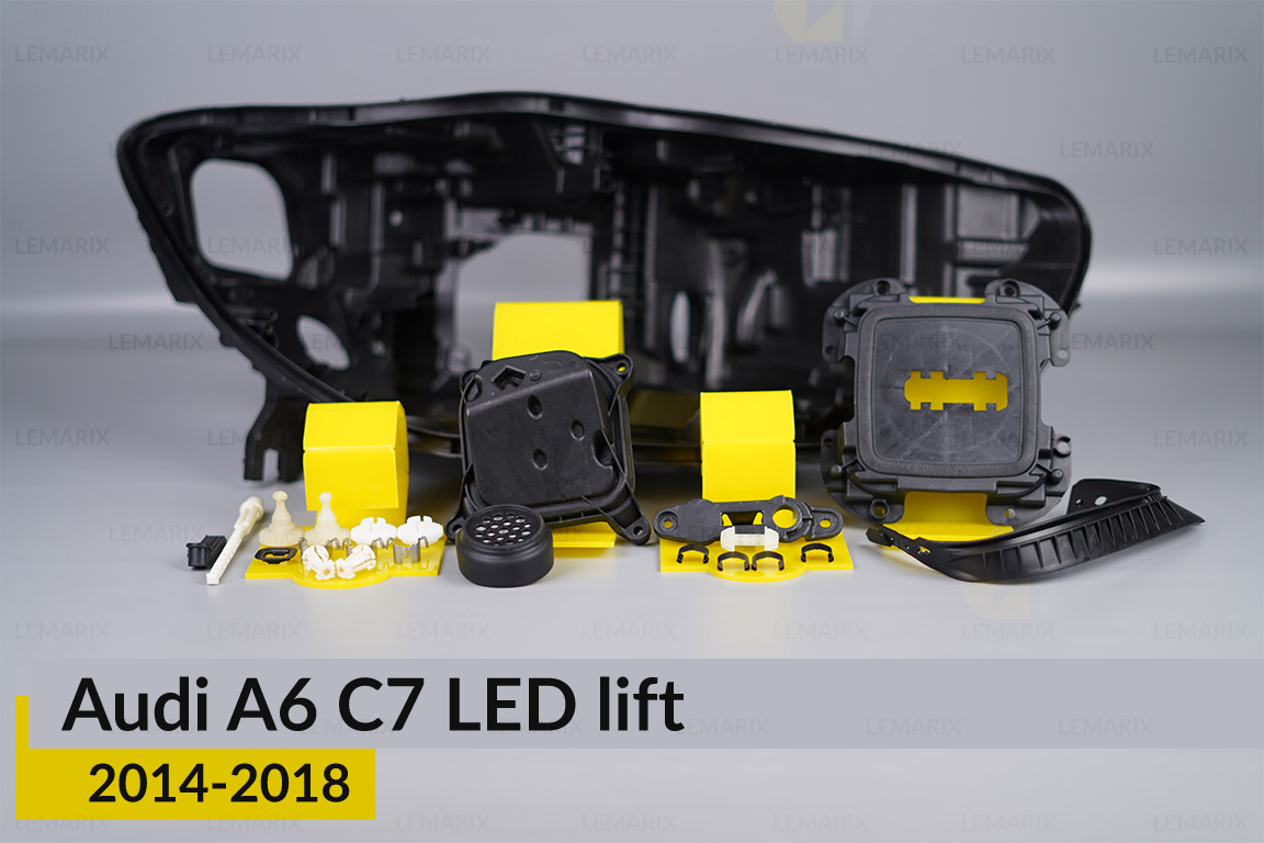 Сервісний комплект корпуса фар Audi A6 C7 LED (2014-2018) рест правий