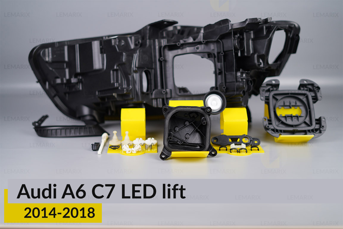 Сервісний комплект корпуса фар Audi A6 C7 LED (2014-2018) рест правий