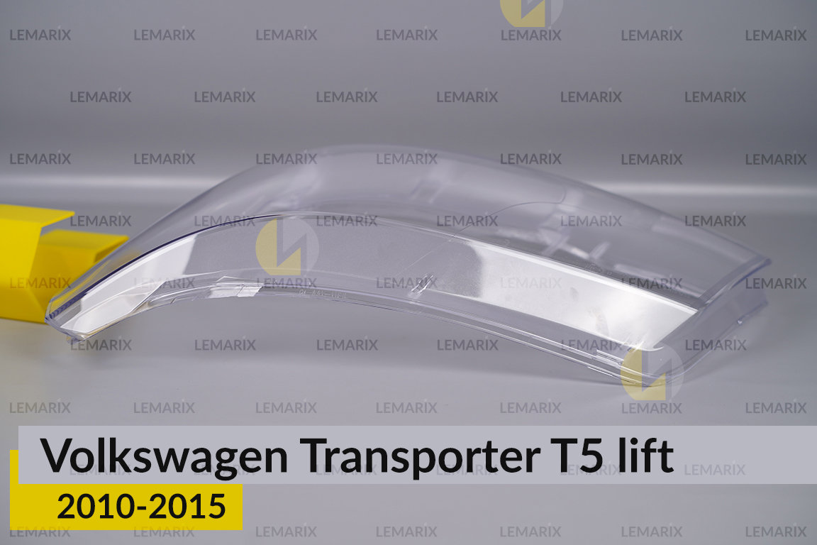 Скло фари VW Volkswagen Transporter T5 (2010-2015) рест ліве