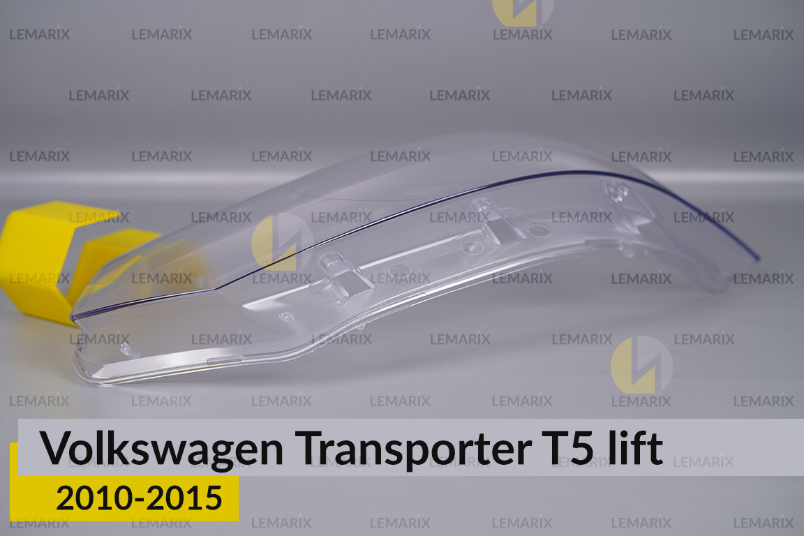 Скло фари VW Volkswagen Transporter T5 (2010-2015) рест ліве