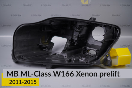 Корпус фари Mercedes-Benz ML-Class W166 Xenon (2011-2015) дорест лівий