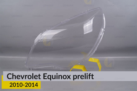 Стекло фары Chevrolet Equinox (2010-2014) дорест левое