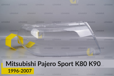 Стекло фары Mitsubishi Pajero Sport K80 K90 (1996-2007) правое