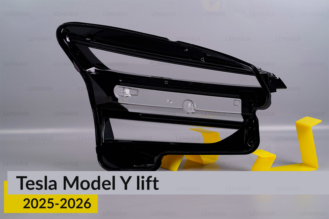 Скло фари Tesla Model Y (2025-2026) рест ліве