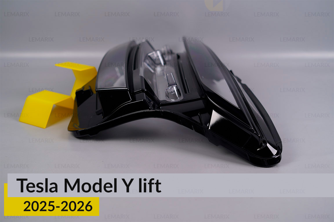Скло фари Tesla Model Y (2025-2026) рест ліве