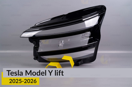 Скло фари Tesla Model Y (2025-2026) рест ліве