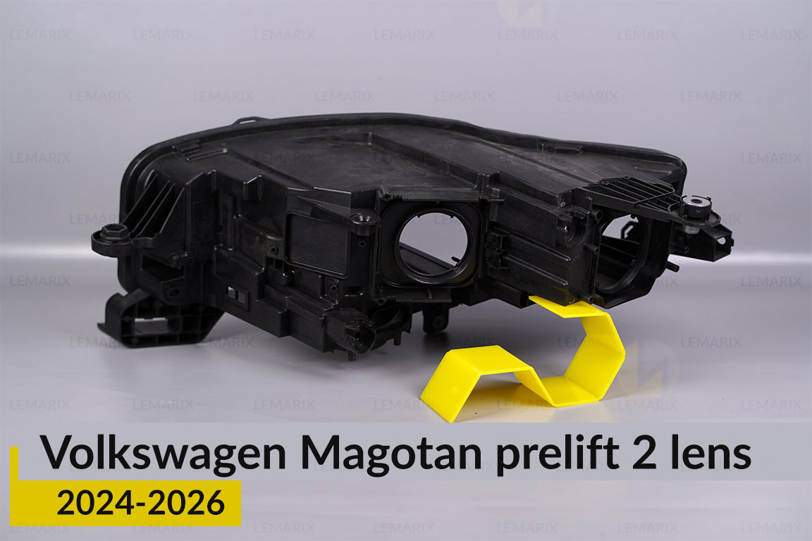 Корпус фары VW Volkswagen Magotan 2 линзы (2024-2026) дорест правый