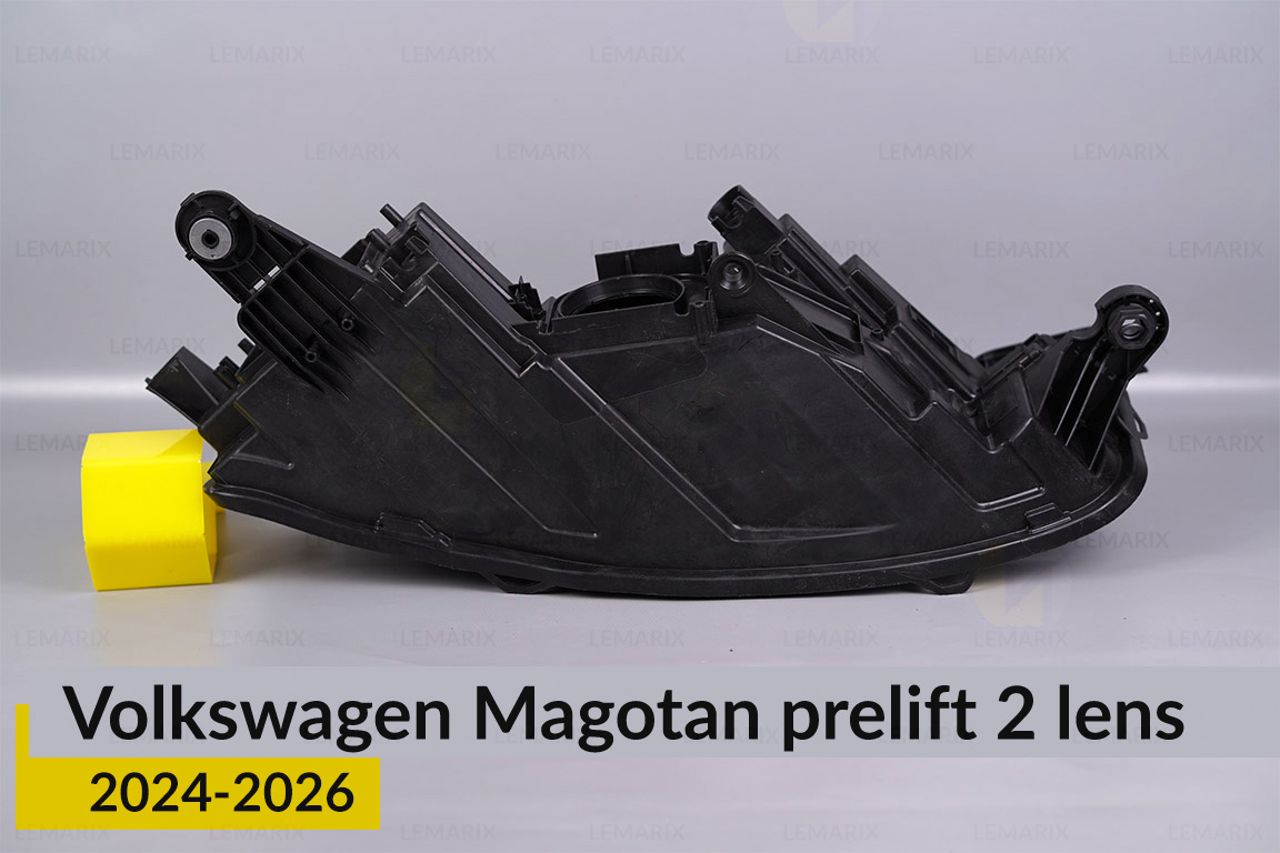 Корпус фары VW Volkswagen Magotan 2 линзы (2024-2026) дорест правый
