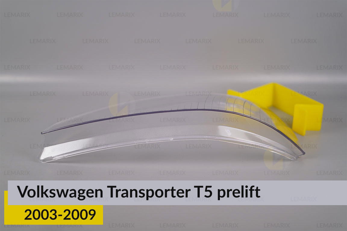 Скло фари VW Volkswagen Transporter T5 (2003-2009) дорест ліве