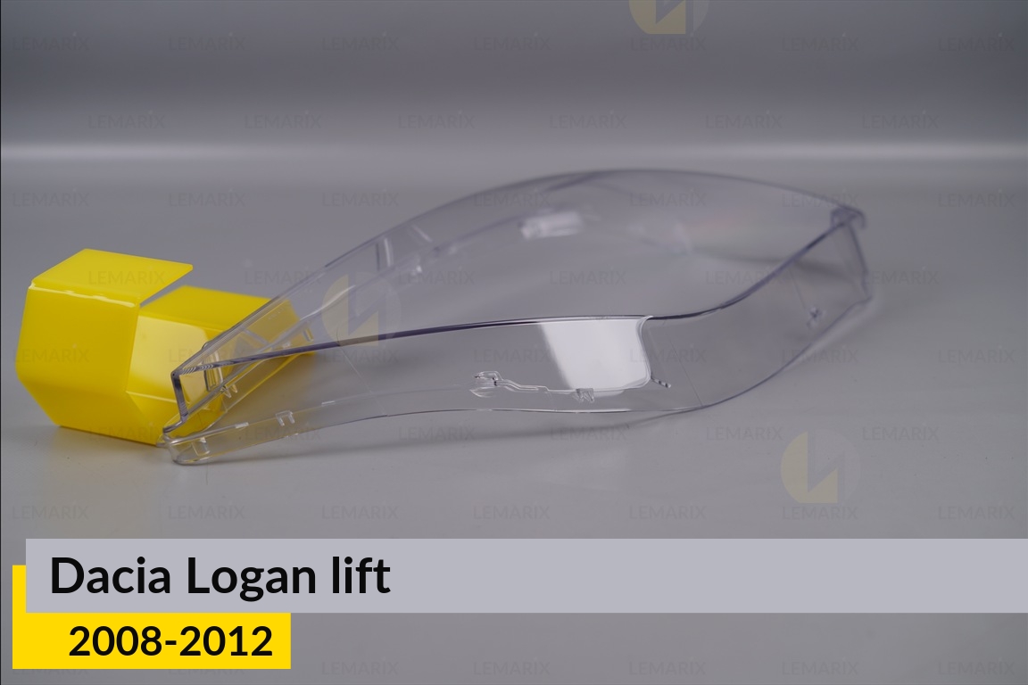 Стекло фары Dacia Logan (2008-2012) рест правое