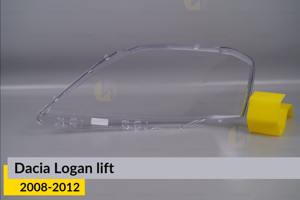 Стекло фары Dacia Logan (2008-2012) рест правое