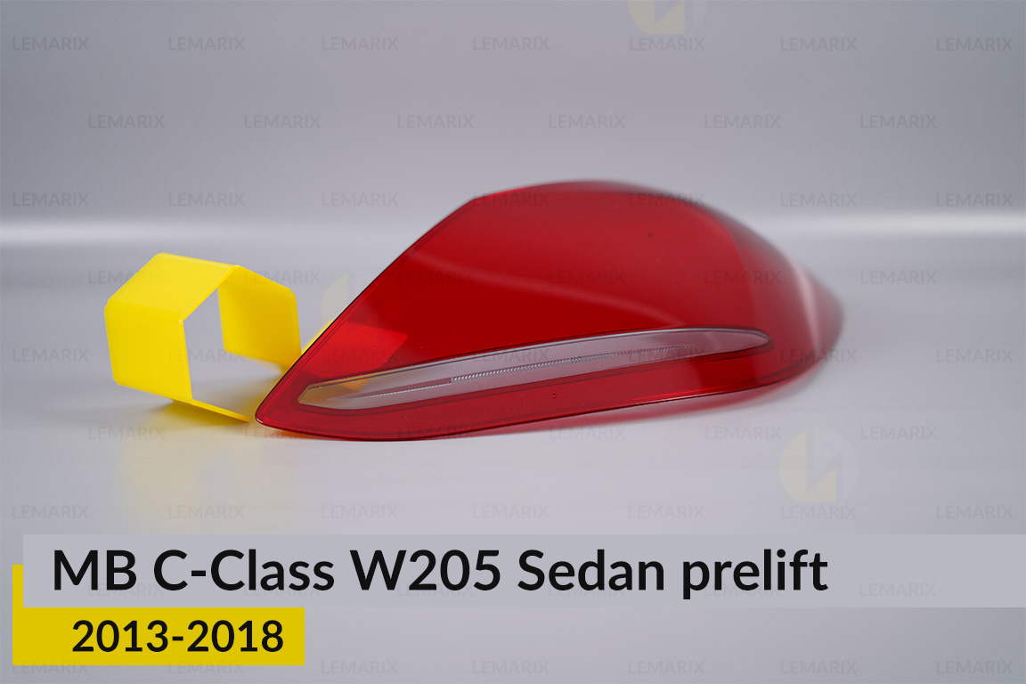 Стекло заднего фонаря Mercedes-Benz C-Class W205 Sedan (2013-2018) дорест правое