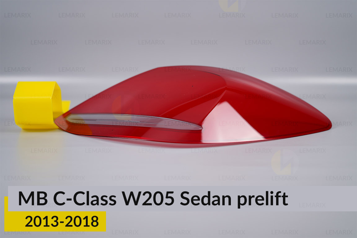 Стекло заднего фонаря Mercedes-Benz C-Class W205 Sedan (2013-2018) дорест правое