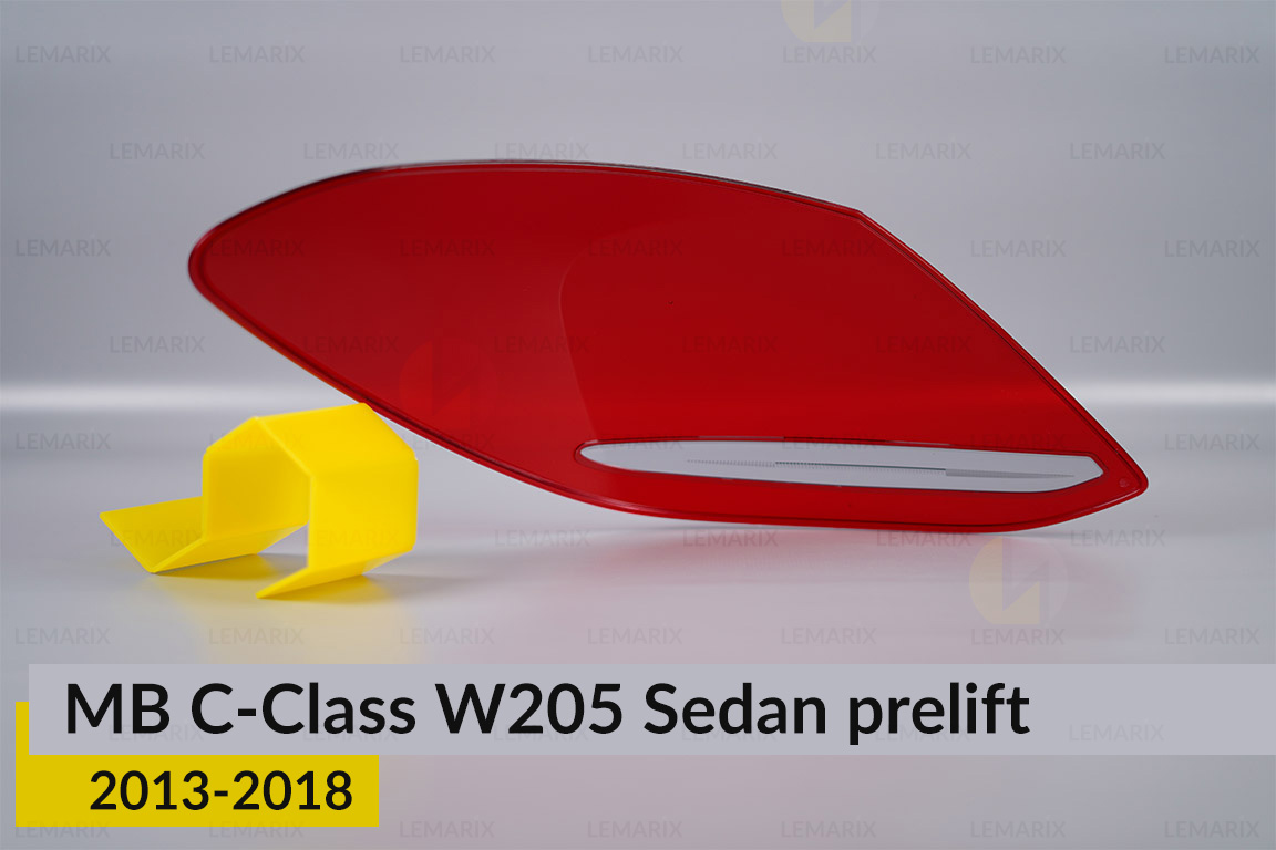 Стекло заднего фонаря Mercedes-Benz C-Class W205 Sedan (2013-2018) дорест правое