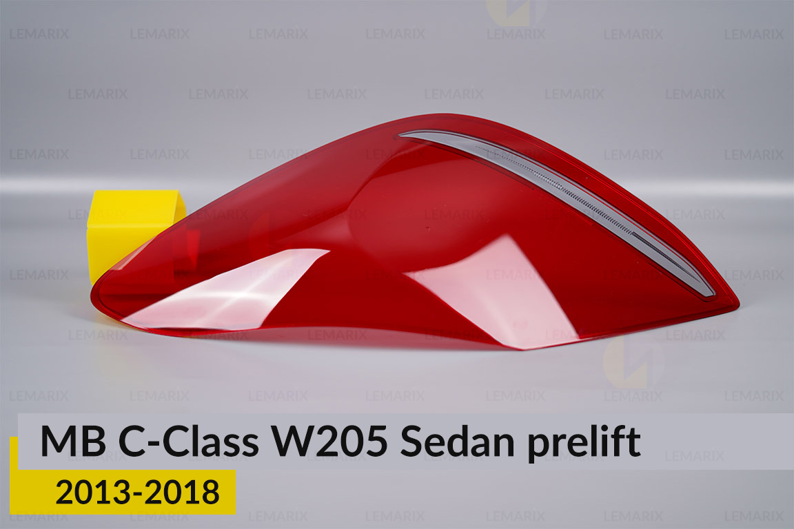 Стекло заднего фонаря Mercedes-Benz C-Class W205 Sedan (2013-2018) дорест правое