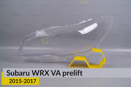 Стекло фары Subaru WRX VA (2015-2017) дорест левое