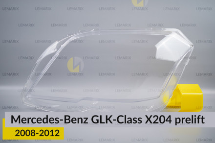 Скло фари Mercedes-Benz GLK-Class X204 (2008-2012) дорест ліве
